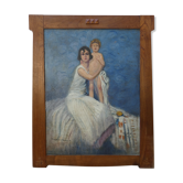 Tableau portrait femme enfant