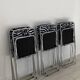 6 zebra folding chairs