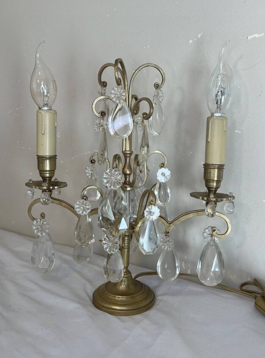 Pair of bronze candlesticks