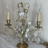 Pair of bronze candlesticks