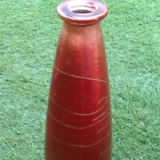 1970s Vase / Soliflore (large model) Ball shape with slender neck Painted glass with...