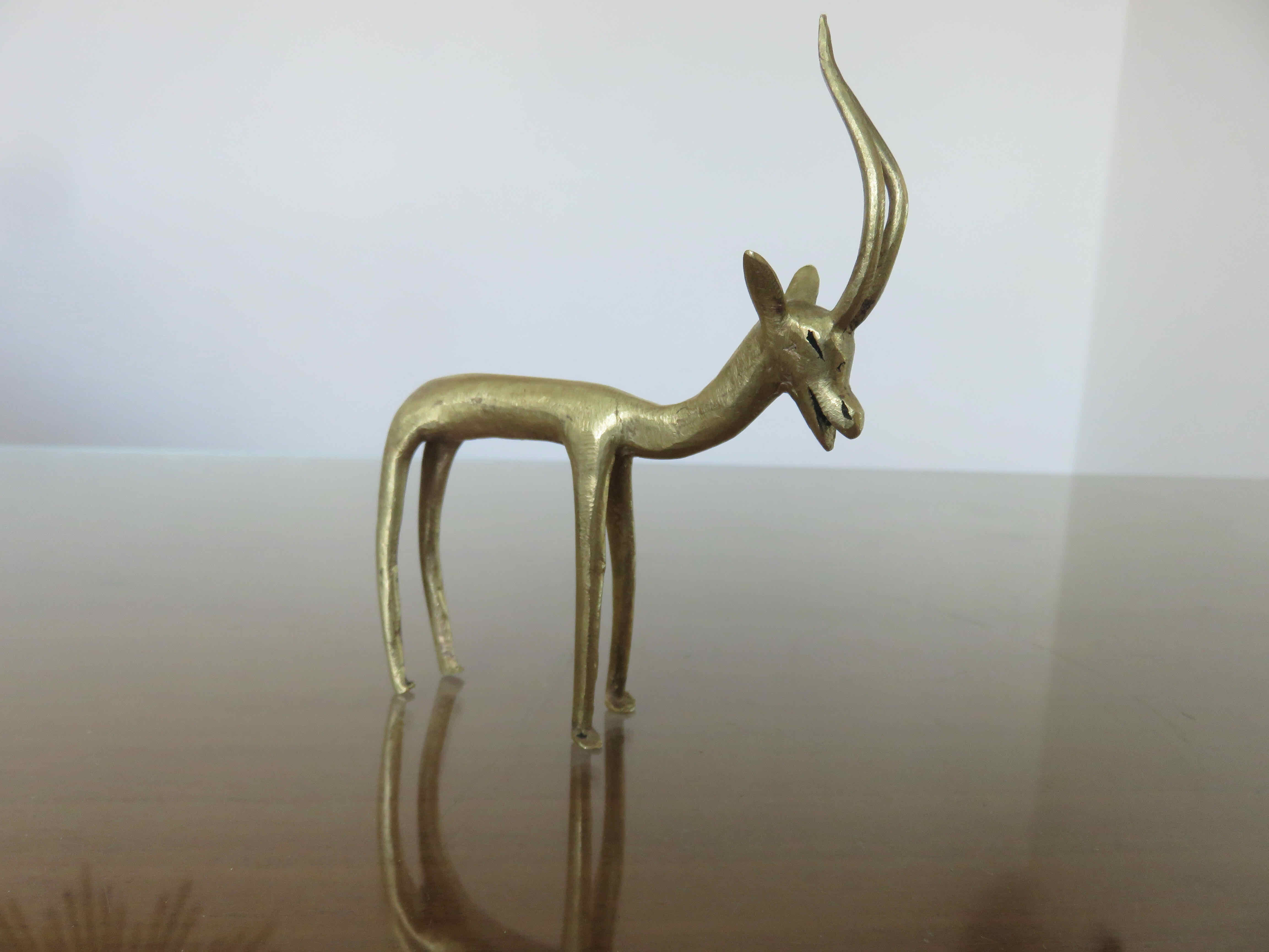 Brass ane and gazelle 70s