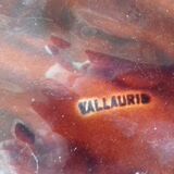 Plat Vallauris forme de feuille