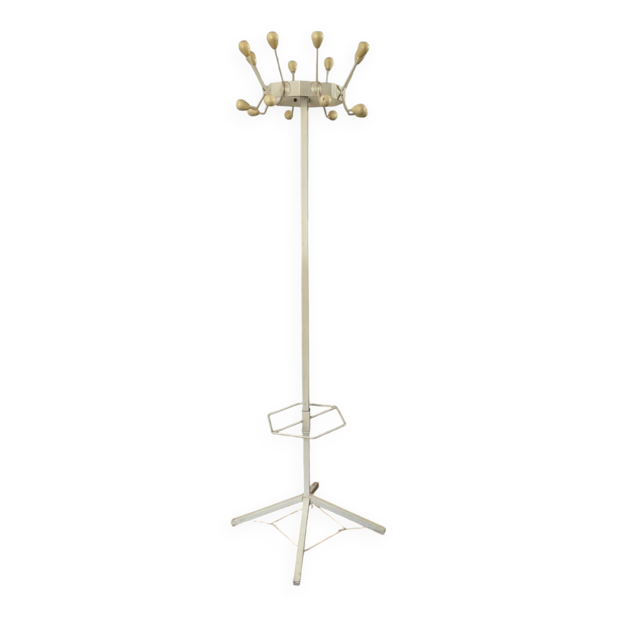 50s metal coat rack