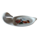 Duck-shaped foie gras dish, Sologne porcelain