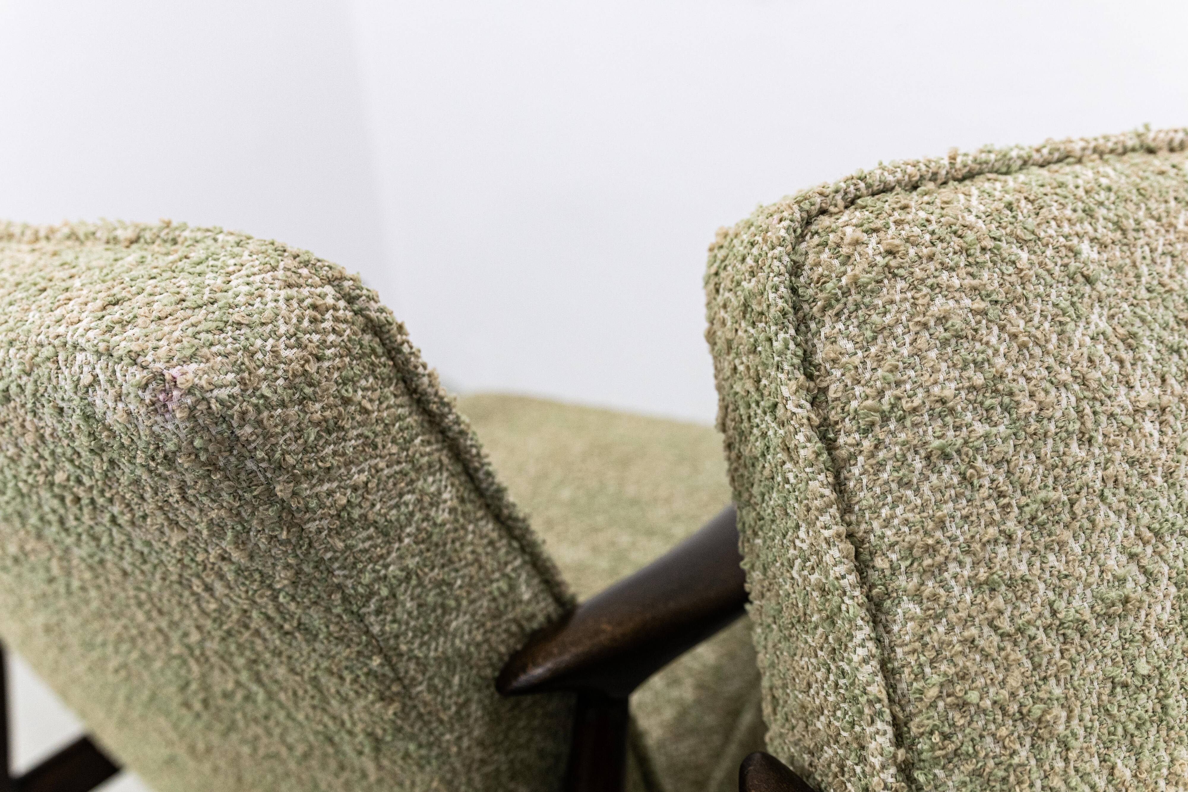 Mid Century Armchairs By Juliusz Kędziorek, Poland, 1960s, Set Of 2