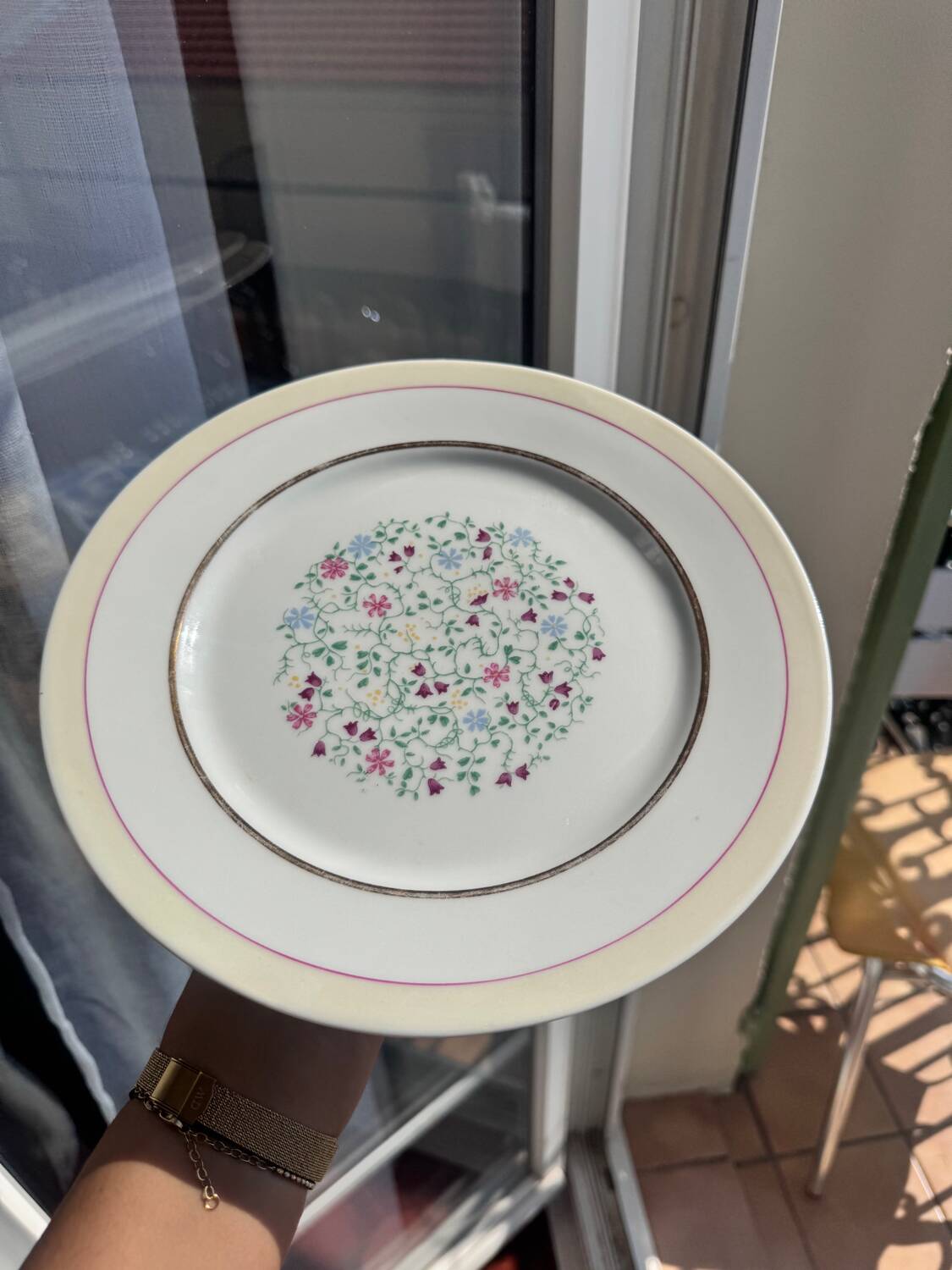Set of 6 Porcelain Dinner Plates