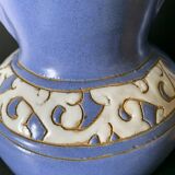 Blue pitcher