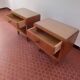 Rosewood bedside tables
