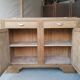 Art Deco wooden and marble buffet