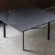 Table à manger en origami, Italie, années 1980