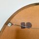 Vintage Spanish Venetian-style wall mirror, oval, brass, 1980s Hollywood Regency