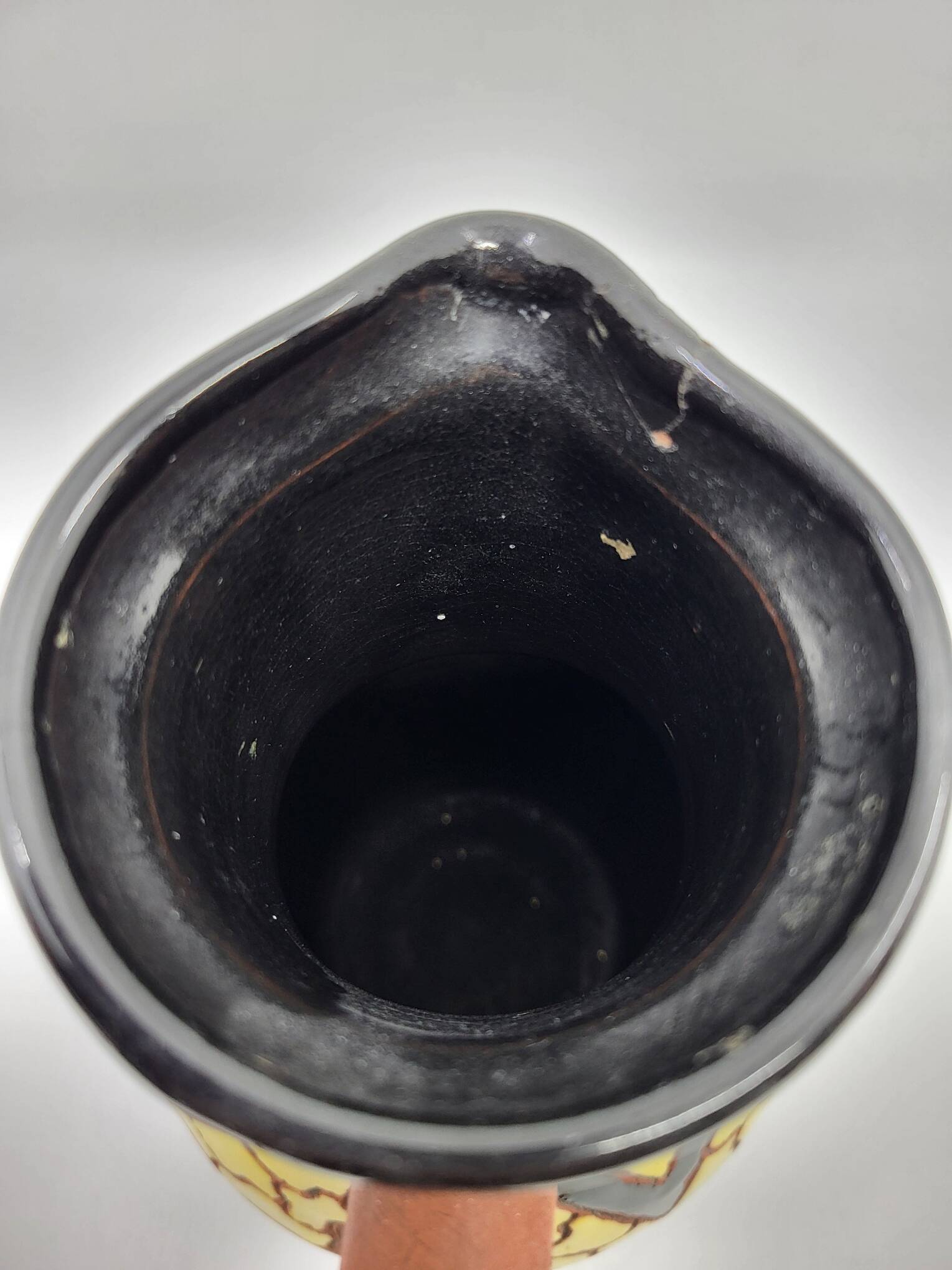 Raymond Camart vase in Vallauris Art Deco style, terracotta, 1950.