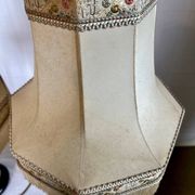 Pair of vintage porcelain lamps
