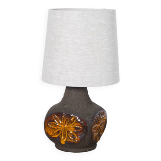 Løvemose ceramic table lamp, Denmark, 1960s