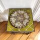 Decorative plate painted flowers