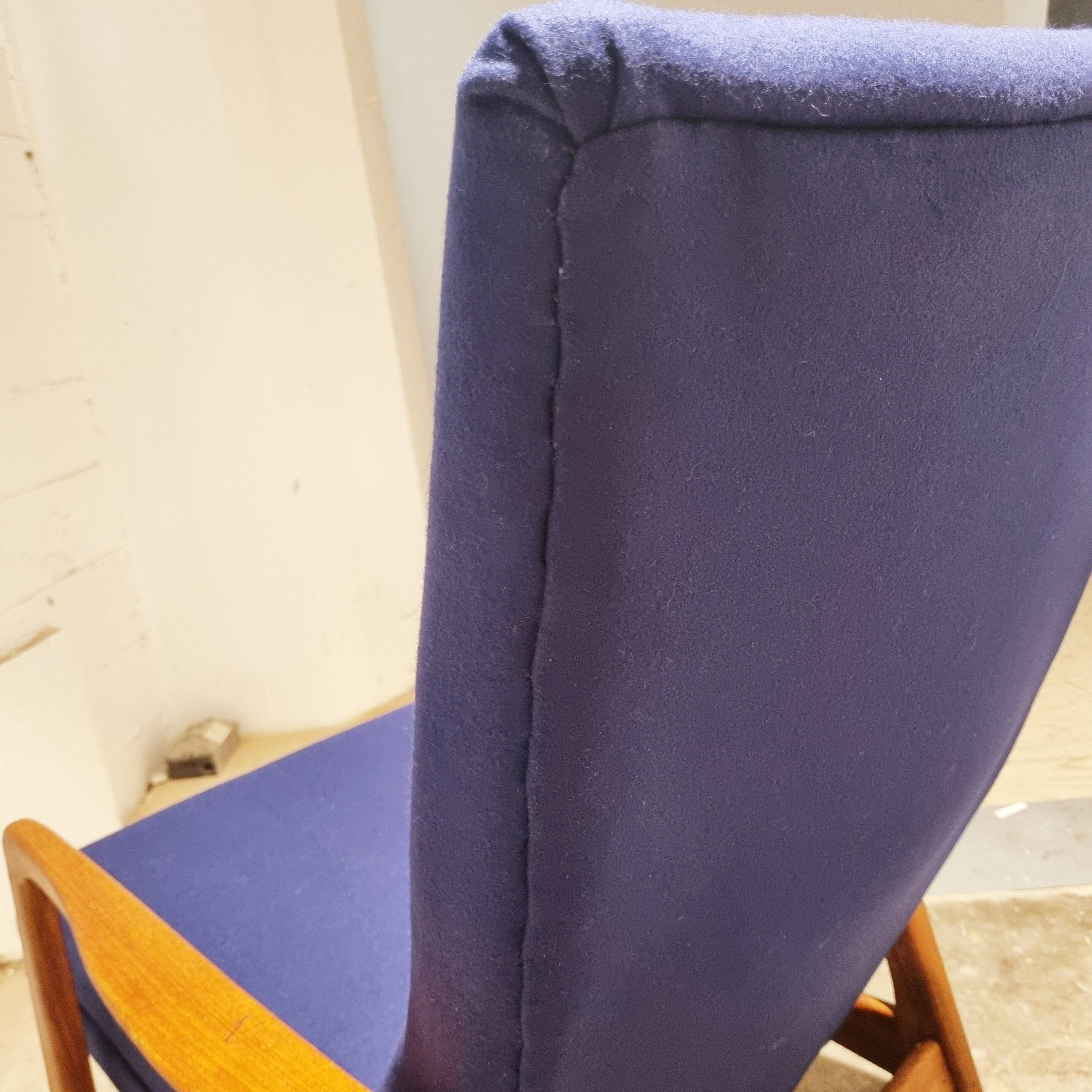 Tilting Highback Lounge Chair "Rock Siësta" by A. Relling and T. Bekken Arnestad Bruk, Norway 1957