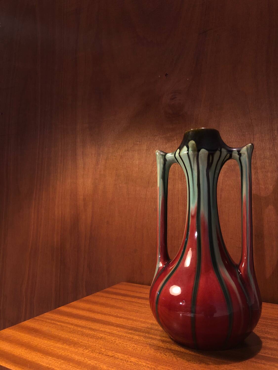 Pair of Art Nouveau ceramic vases