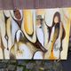 Oil painting on canvas, animals, unframed, 70x100cm
