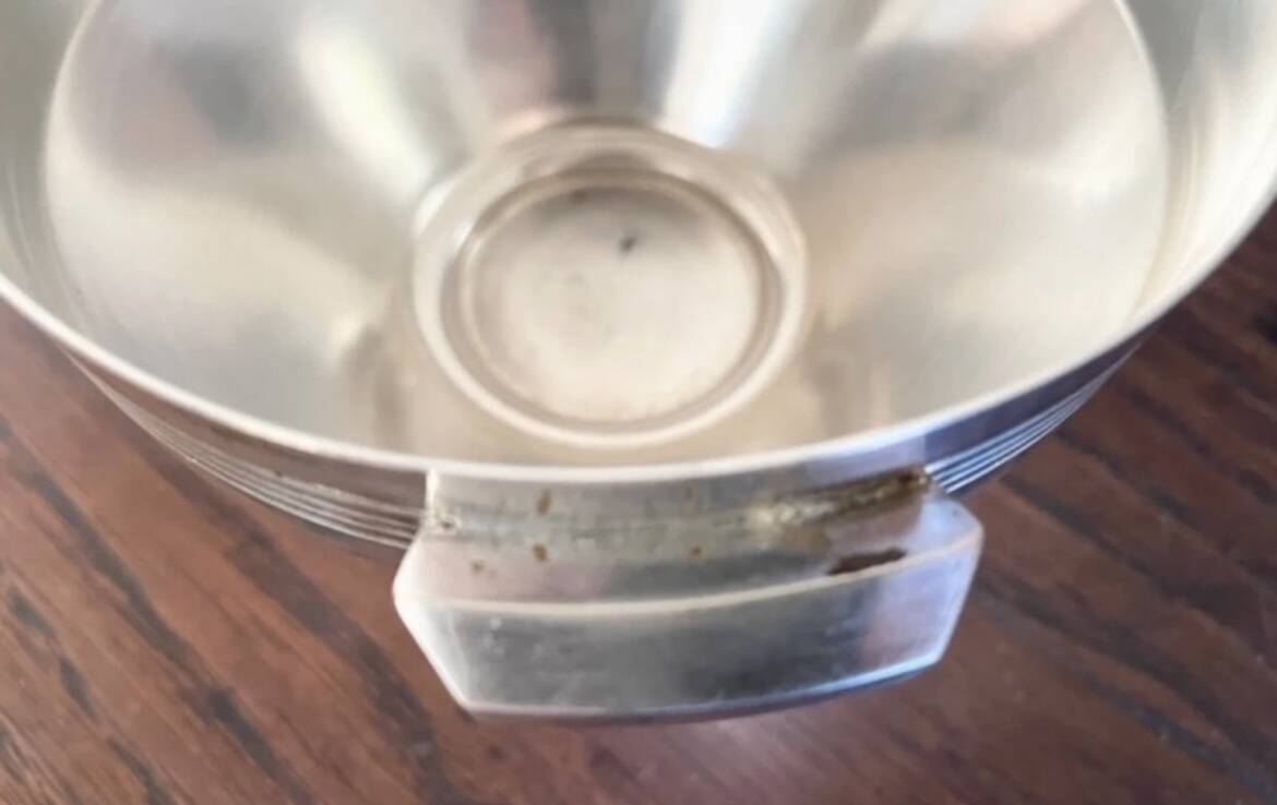 Art Deco silver-plated sugar bowl and sweet jar