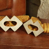 Pair of candle holders