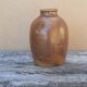 Brown vase signed Barotte