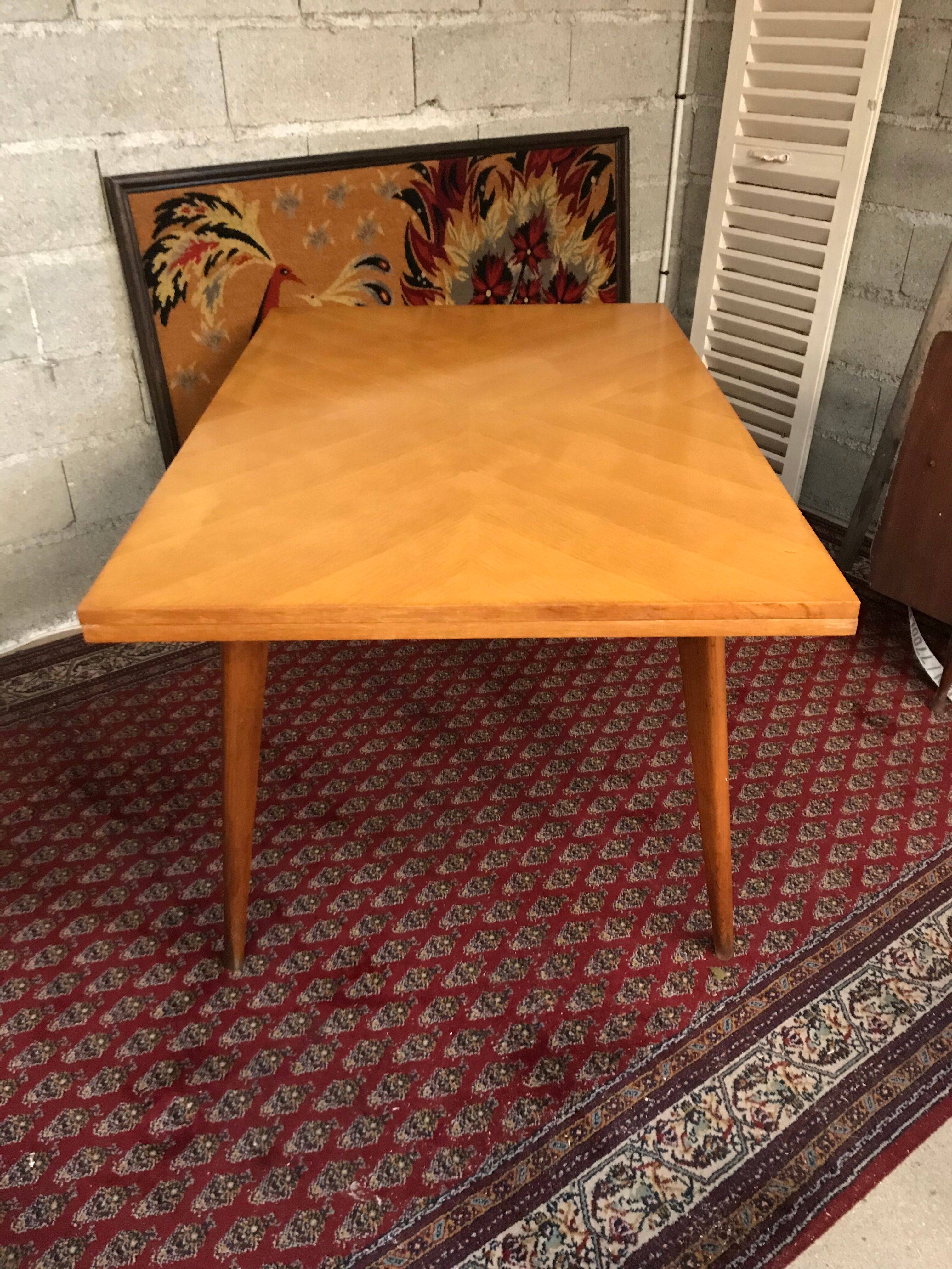 Table legs vintage compass year 50