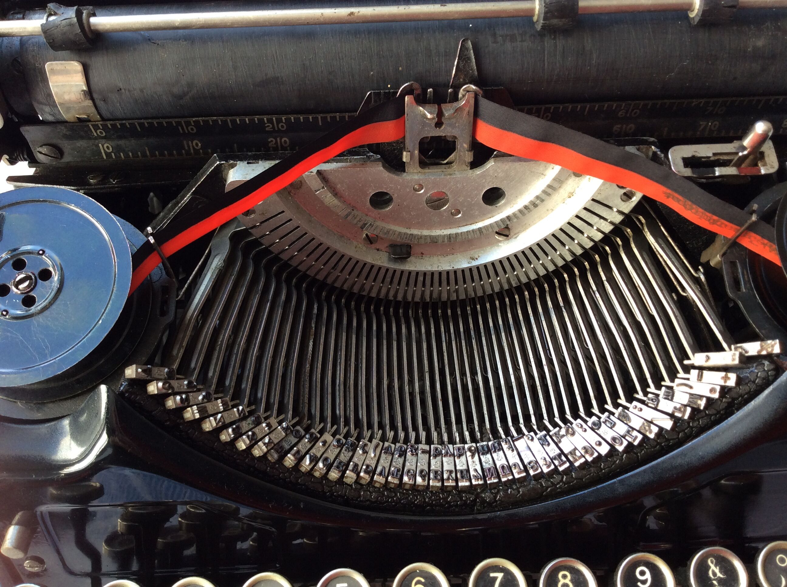 Old Underwood portable typewriter