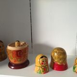 Vintage Russian nesting dolls