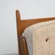 Curved sofa by Guillerme et Chambron for Votre Maison
