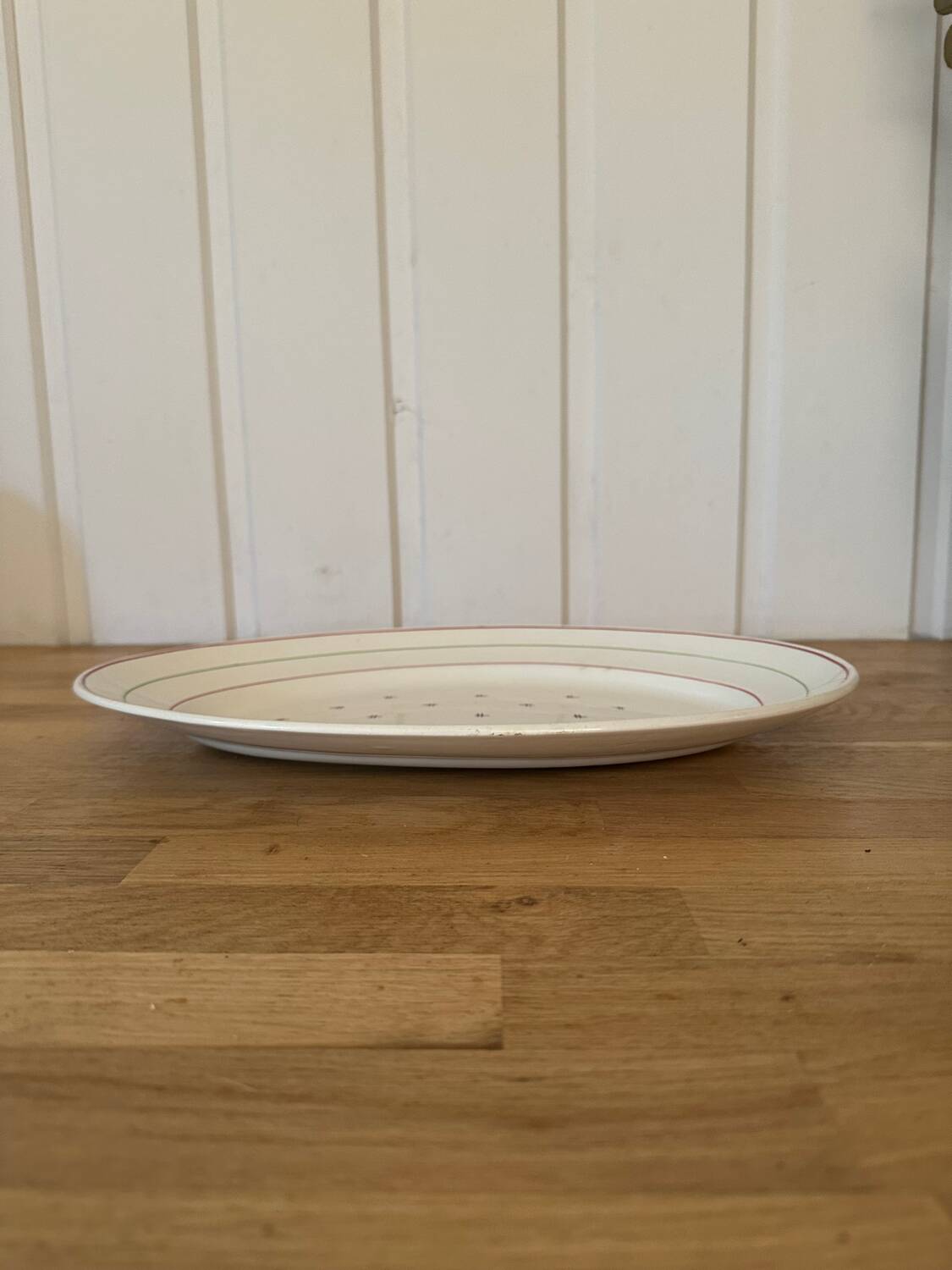 Luneville oval dish