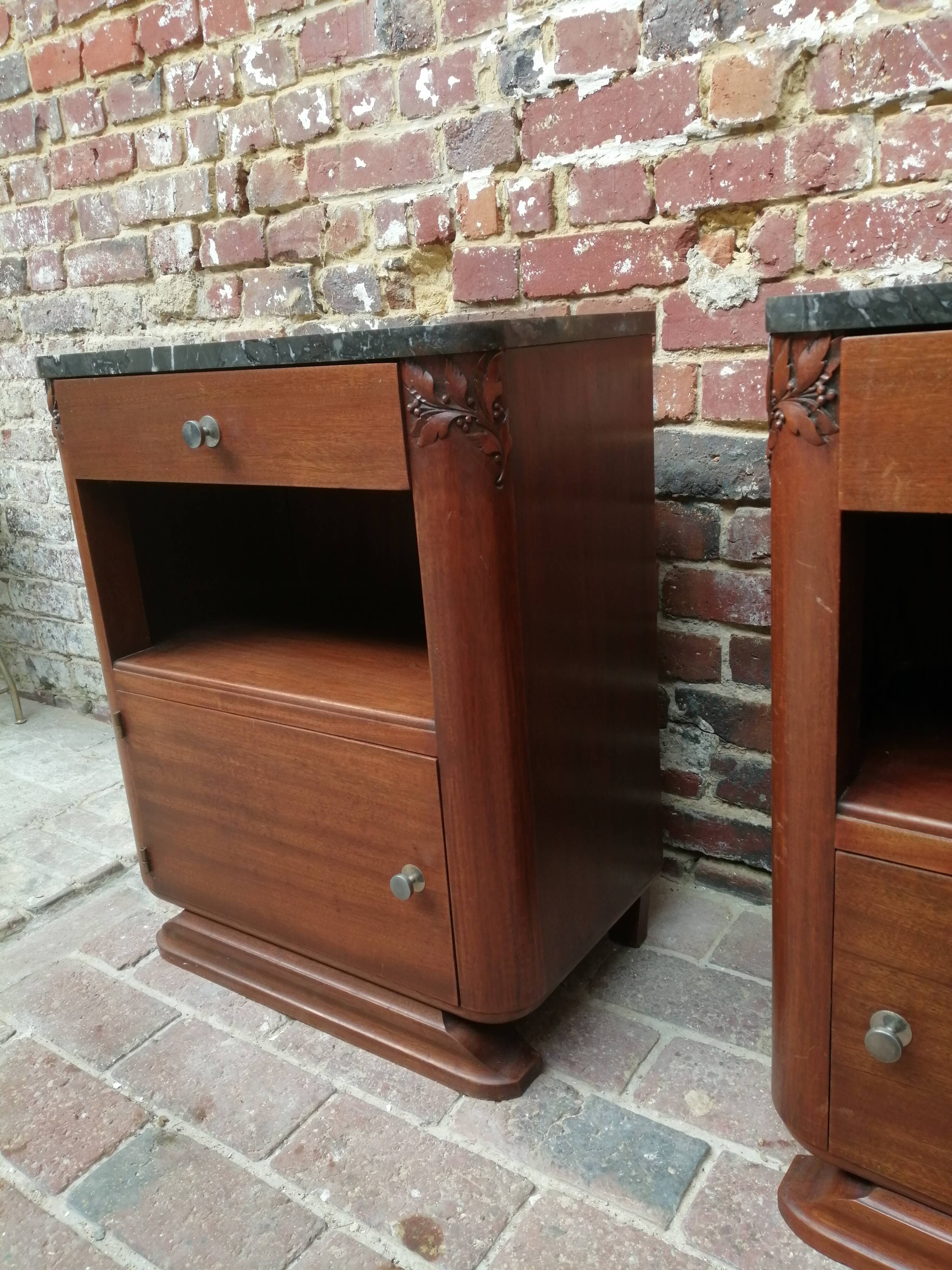 Vintage art deco bedsides