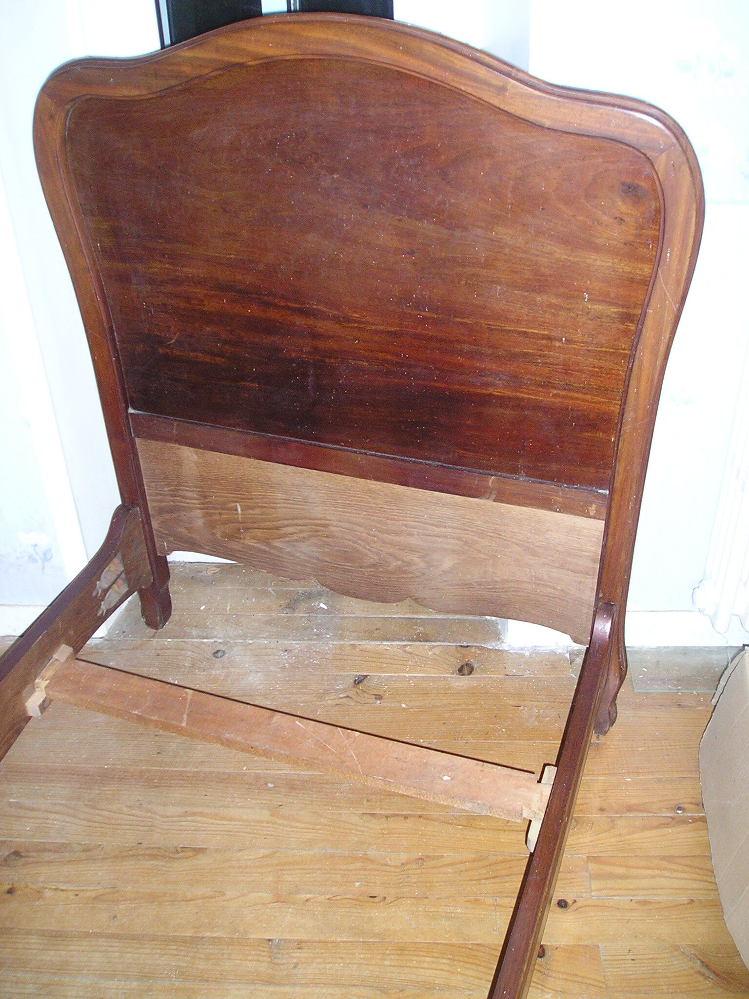 Old mahogany bed wood 190 x 85