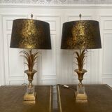 Pair of Palm lamps - Baker's pineapple, Belgium, 1970