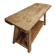 Old workbench work table bathroom furniture side table 55 x 137 cm