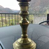 Pied de lampe en laiton