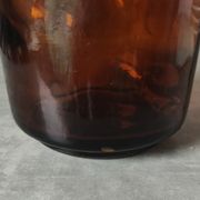 Bouteille verre ambré