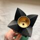 Scandinavian Wooden Tulip Candle Holders - Vintage 90s