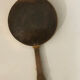 Hand mirror in gilded bronze
