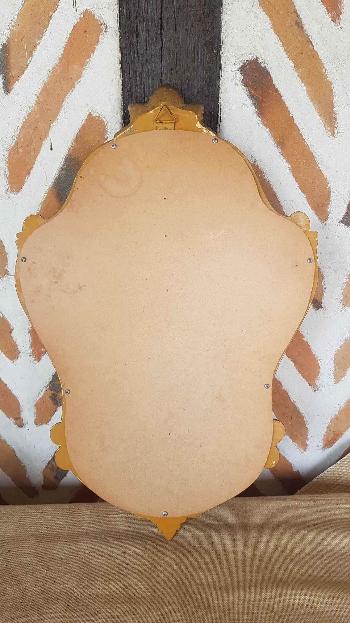 Baroque mirror style gilded rocaille