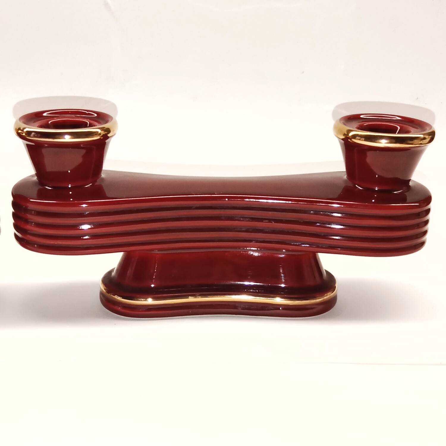 Set of 2 Art Deco candlesticks from the 1930s