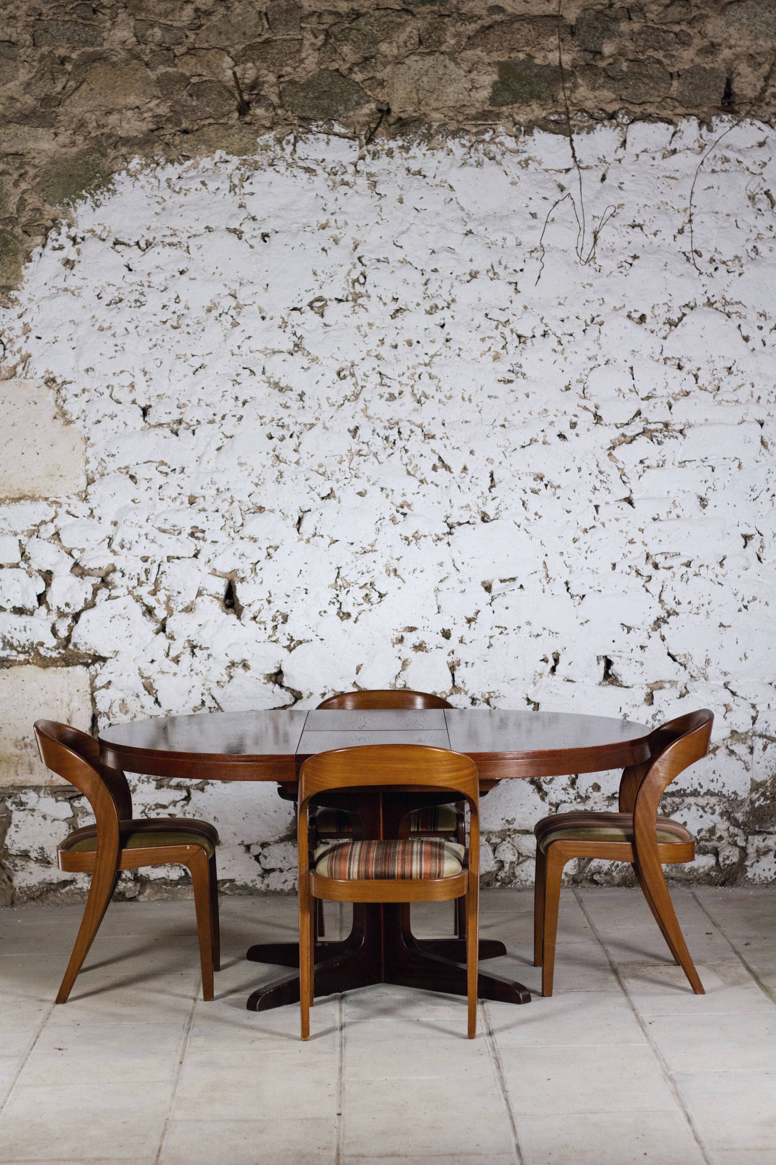 4 Baumann Gondola chairs