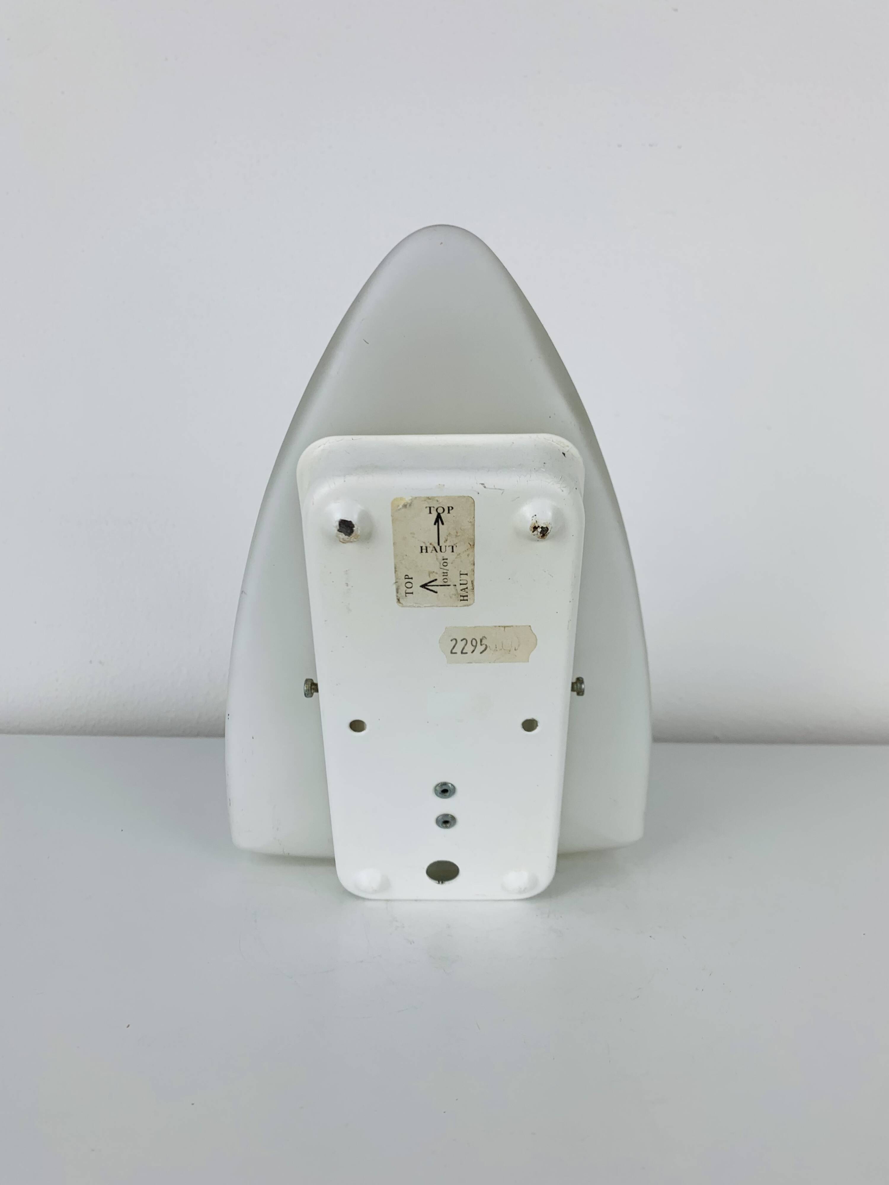 SCE opaline wall lamp, Lady model, 1970s