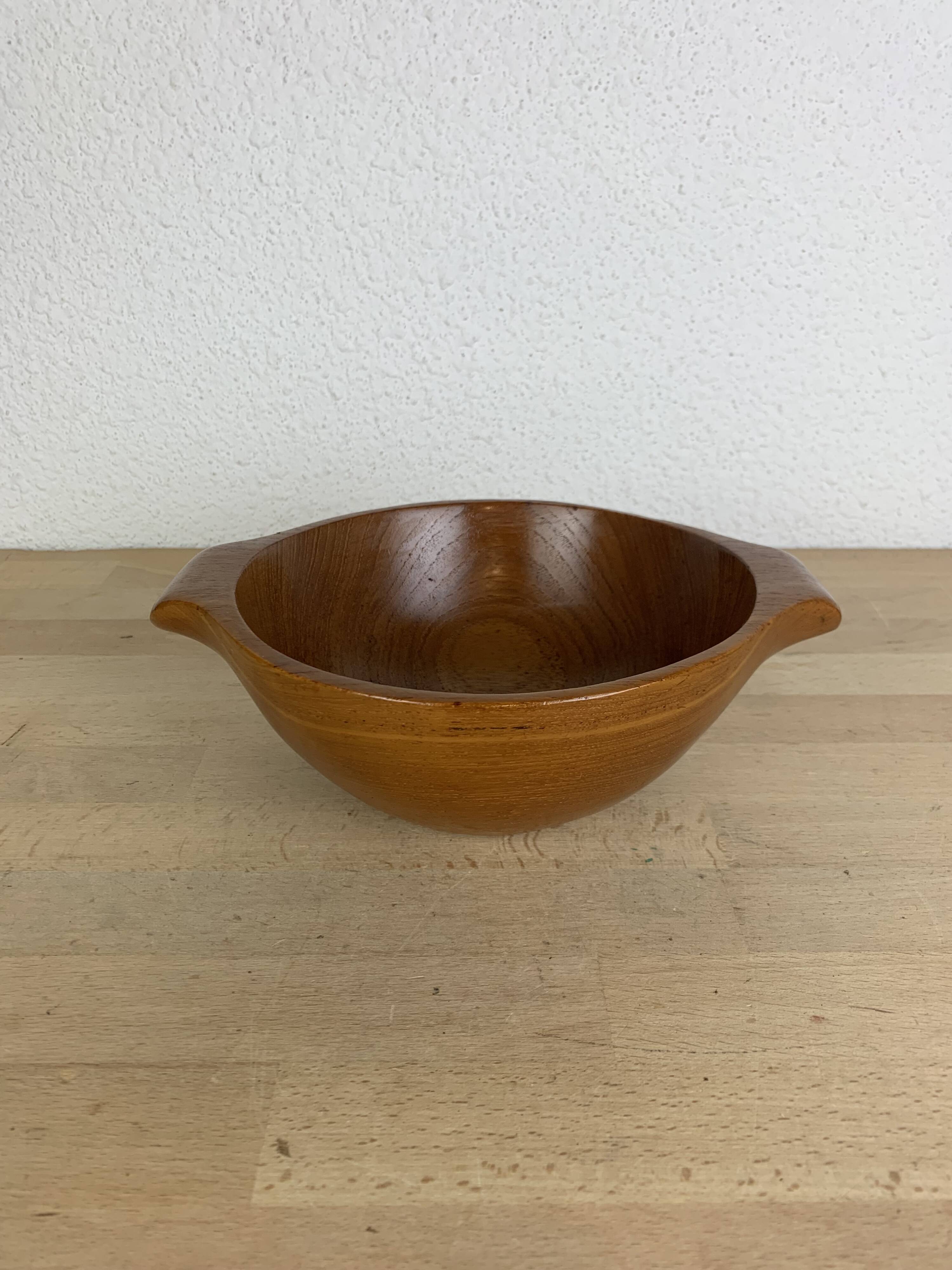 Danish teak fruit bowl, 1960s, Scandinavian style
