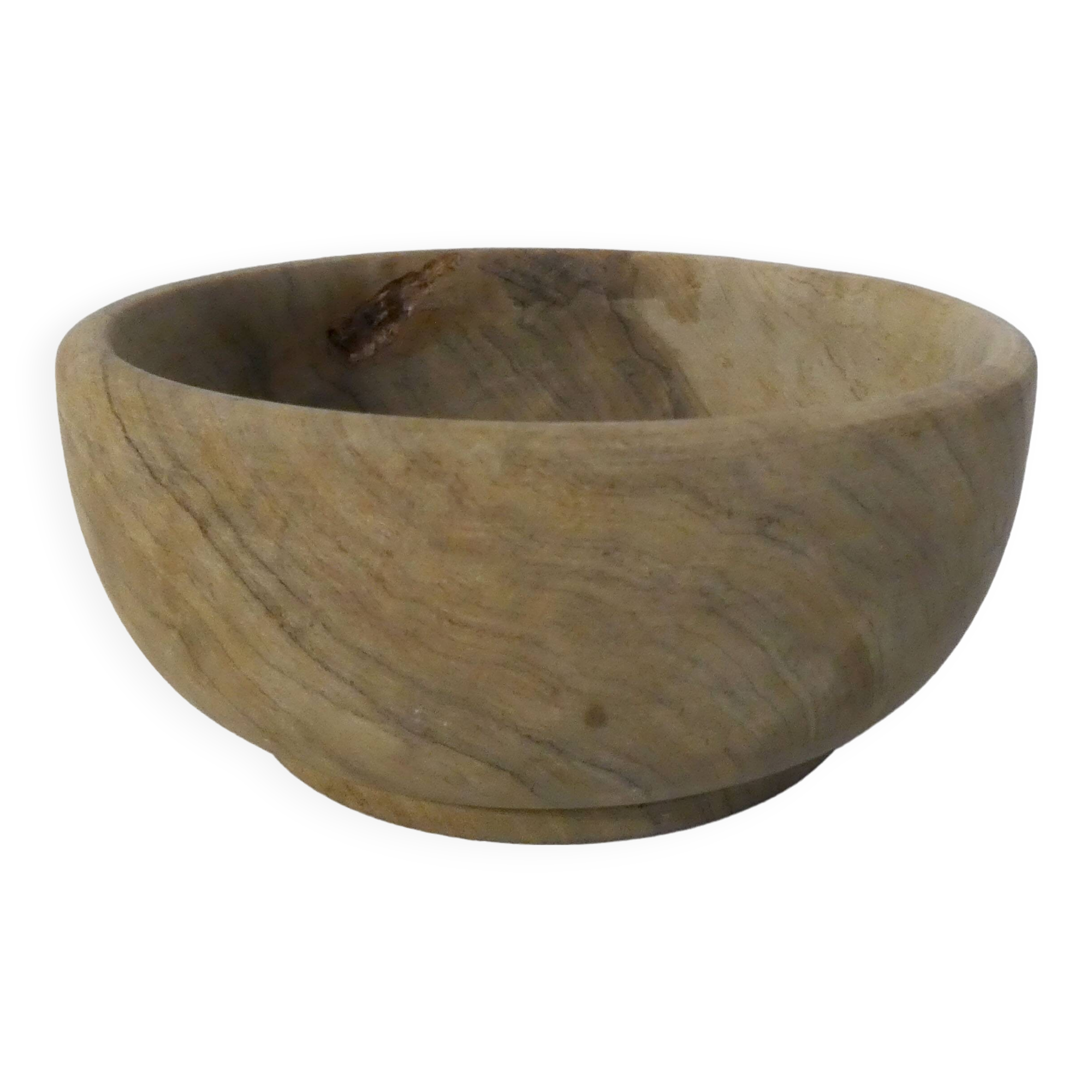 Turned wooden bowl folk art