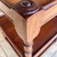 Art Deco Console with 3 levels, turned wood "Faux Bamboo", circa 1930s.