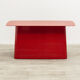 Table basse rouge Vitra metal side table