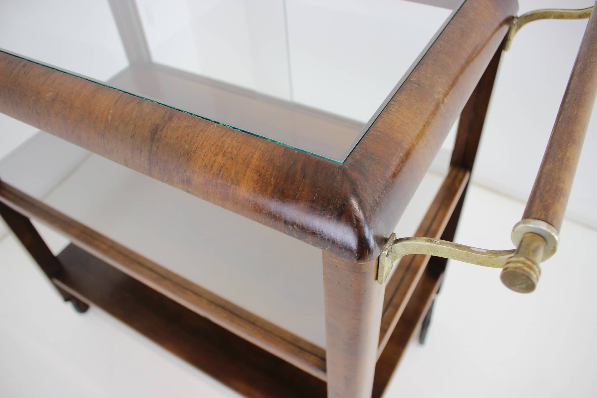 1930s Art Deco Serving Bar/Cart, Czechoslovakia