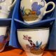 Old vintage porcelain tea set