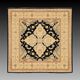 Oriental Ziegler rug: 1.96 x 2.10 Metres - Handmade Wool "Galerie Sardje"